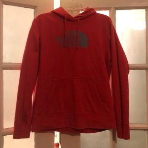 North Face Pink Pullover Hoodie